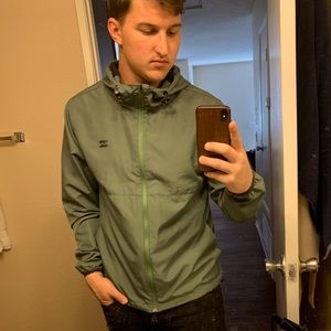 Billabong olive green windbreaker